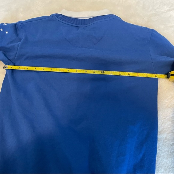 Kling Blue Flower Grandma Sweater with white collar - Picture 7 of 8